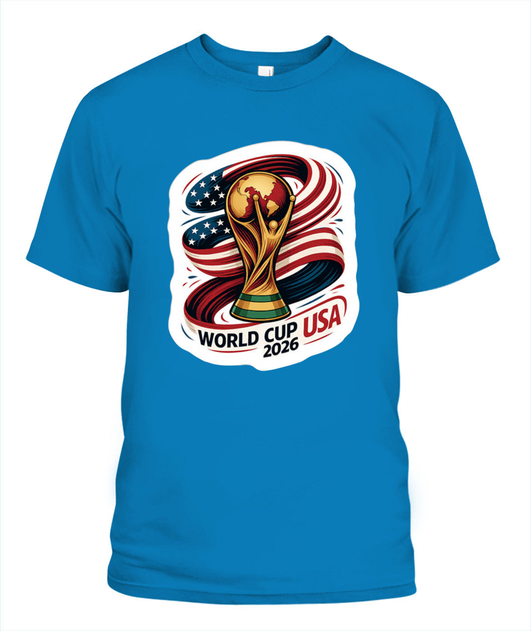 ✨From Every Fan, For Every Match✨-World Cup USA 2026 Gold Trophy T-Shirt - Official Host Nation Fan Tee