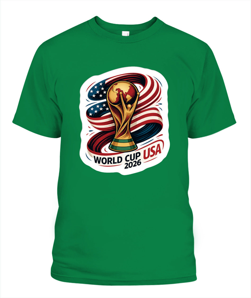✨From Every Fan, For Every Match✨-World Cup USA 2026 Gold Trophy T-Shirt - Official Host Nation Fan Tee