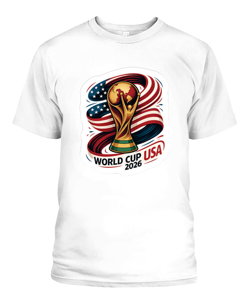 ✨From Every Fan, For Every Match✨-World Cup USA 2026 Gold Trophy T-Shirt - Official Host Nation Fan Tee