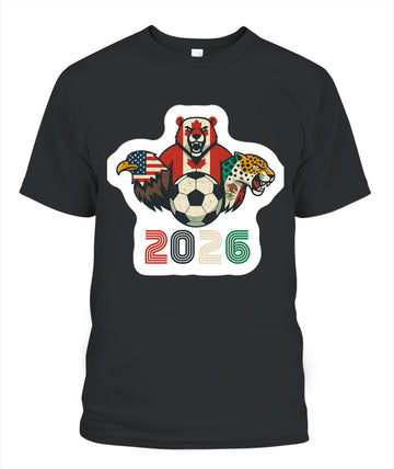 ✨From Every Fan, For Every Match✨-2026 World Cup United Host Nations T-Shirt - USA Canada Mexico Mascot Tee