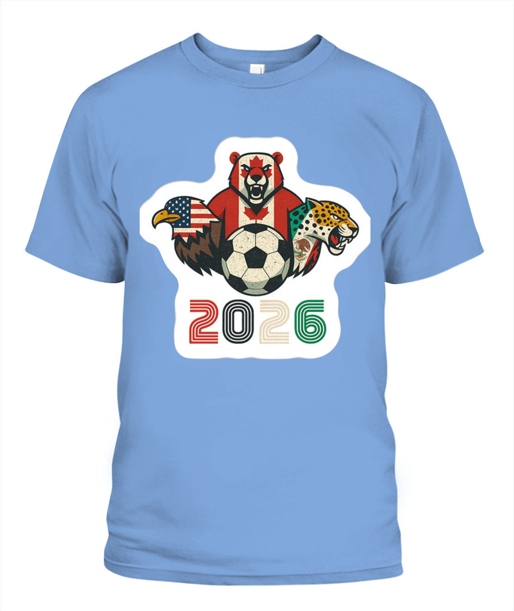 ✨From Every Fan, For Every Match✨-2026 World Cup United Host Nations T-Shirt - USA Canada Mexico Mascot Tee