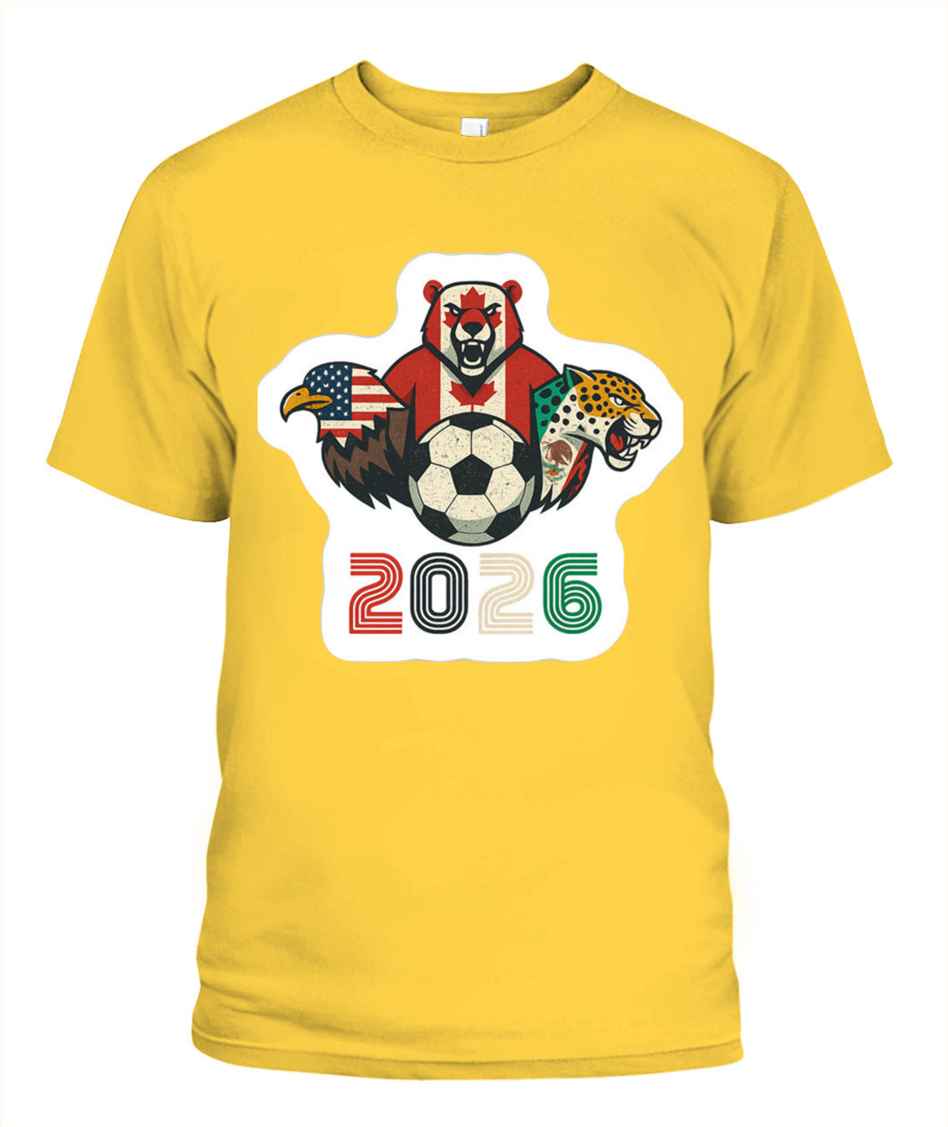 ✨From Every Fan, For Every Match✨-2026 World Cup United Host Nations T-Shirt - USA Canada Mexico Mascot Tee
