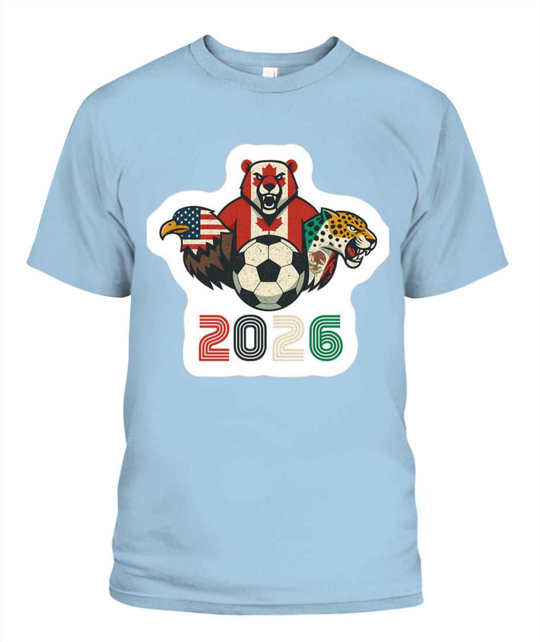 ✨From Every Fan, For Every Match✨-2026 World Cup United Host Nations T-Shirt - USA Canada Mexico Mascot Tee