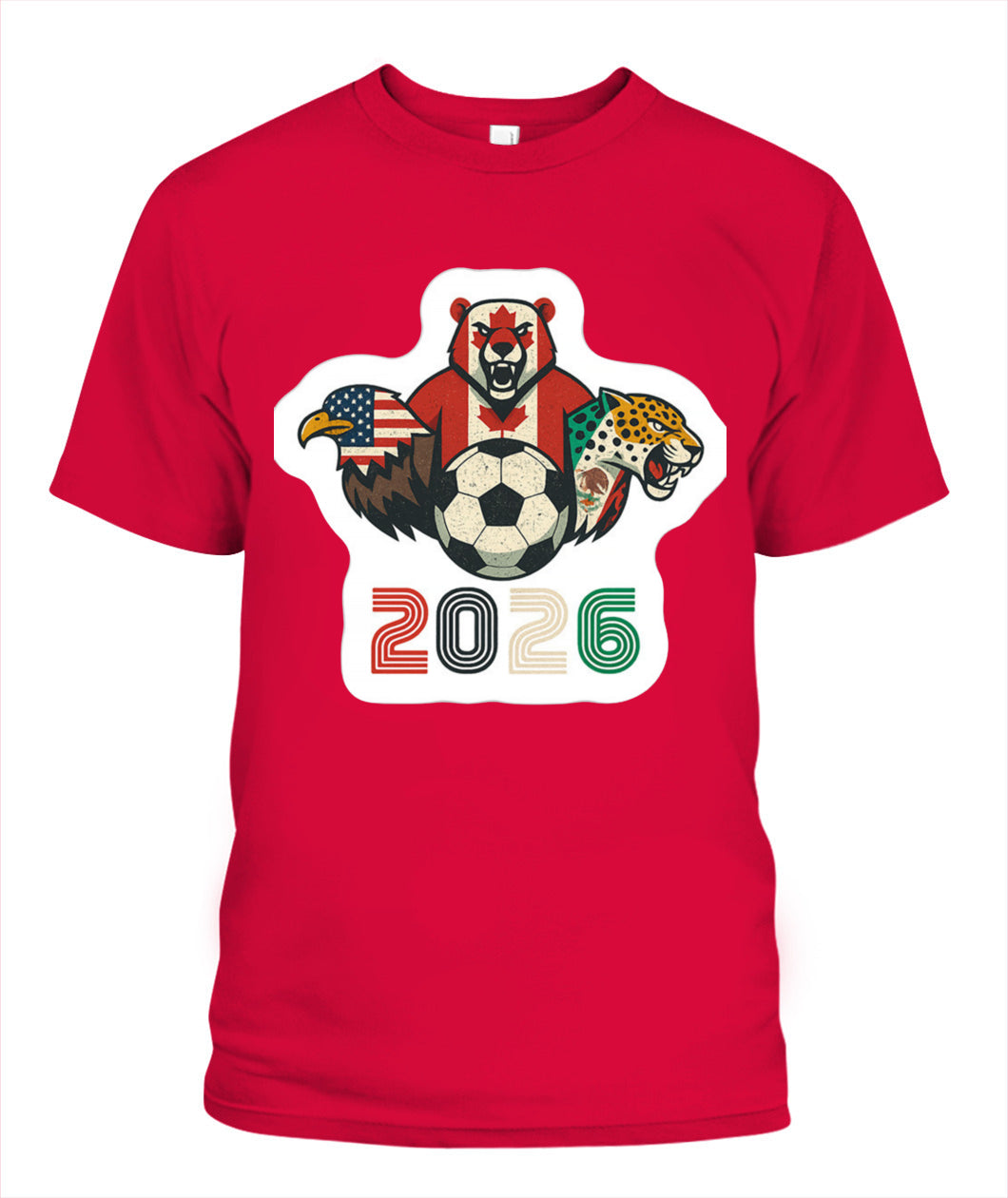 ✨From Every Fan, For Every Match✨-2026 World Cup United Host Nations T-Shirt - USA Canada Mexico Mascot Tee