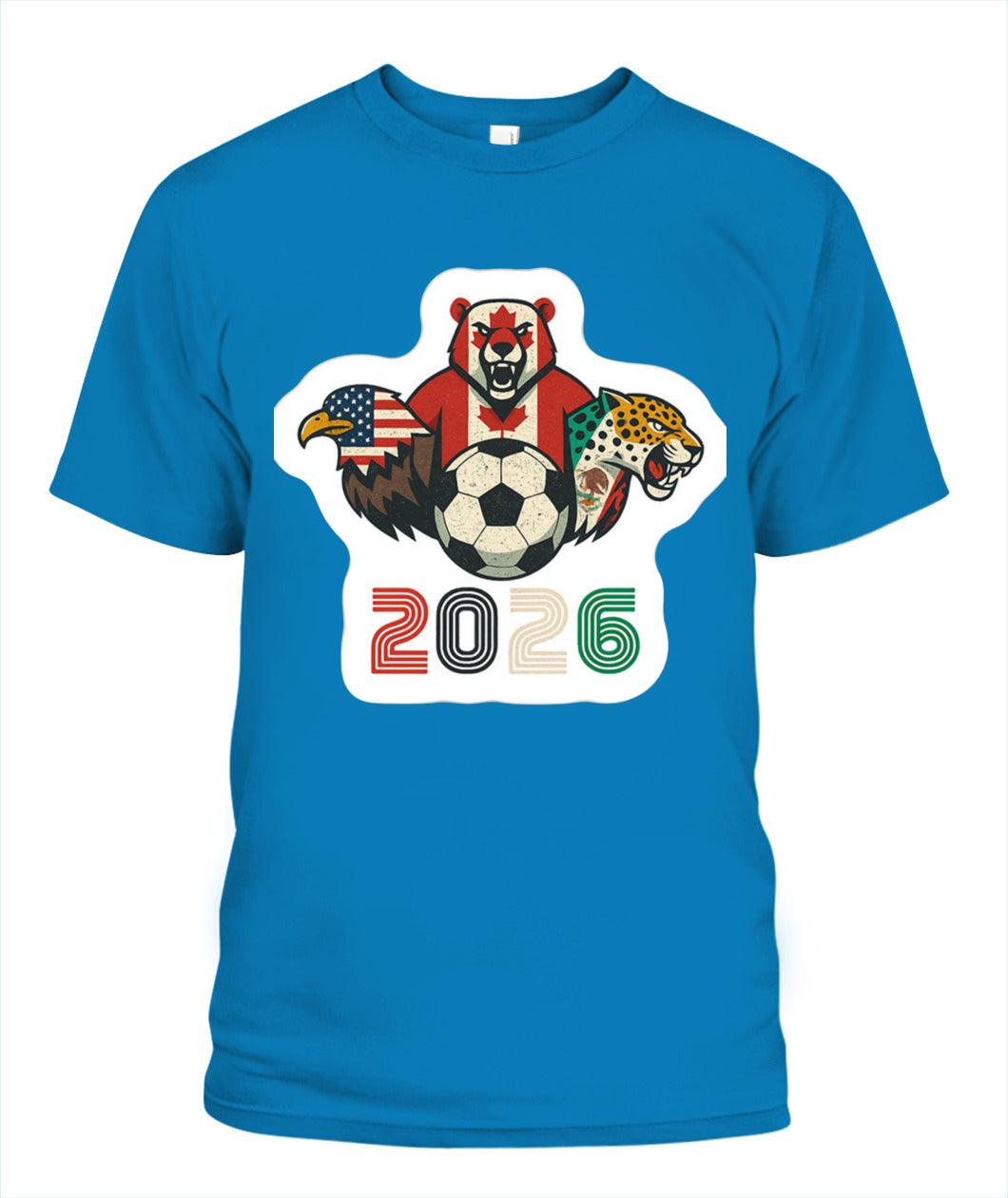 ✨From Every Fan, For Every Match✨-2026 World Cup United Host Nations T-Shirt - USA Canada Mexico Mascot Tee