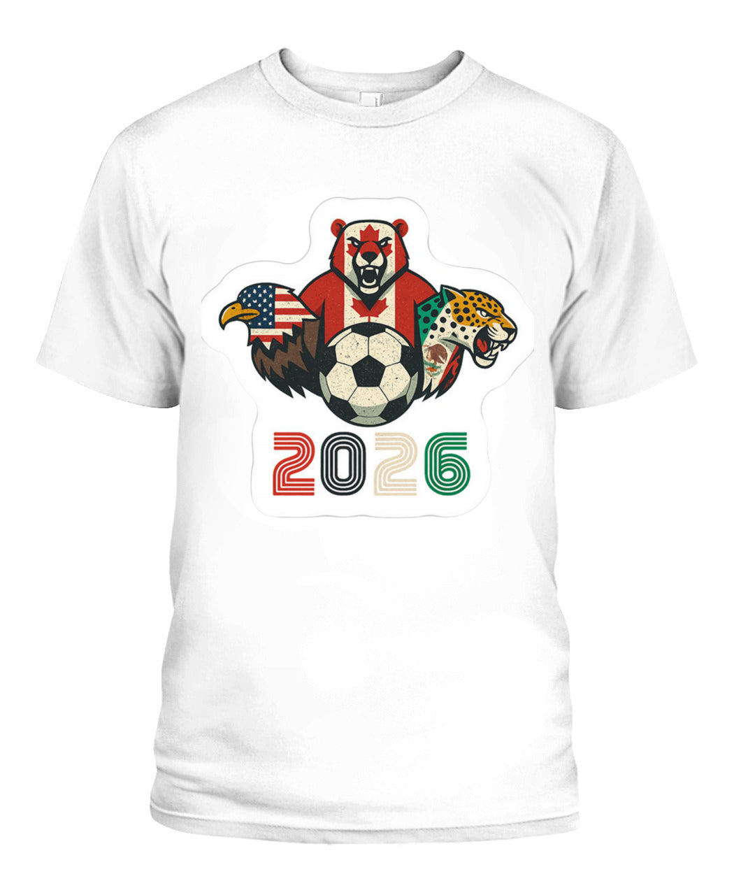 ✨From Every Fan, For Every Match✨-2026 World Cup United Host Nations T-Shirt - USA Canada Mexico Mascot Tee