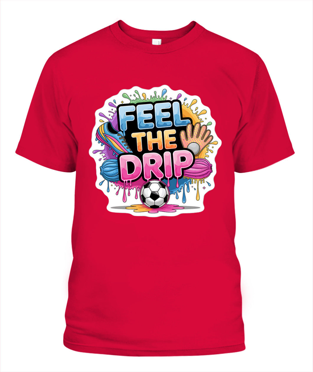 ✨From Every Fan, For Every Match✨-World Cup 2026 Youth Soccer Shirt | Colorful Cleats & Gloves Graphic Tee
