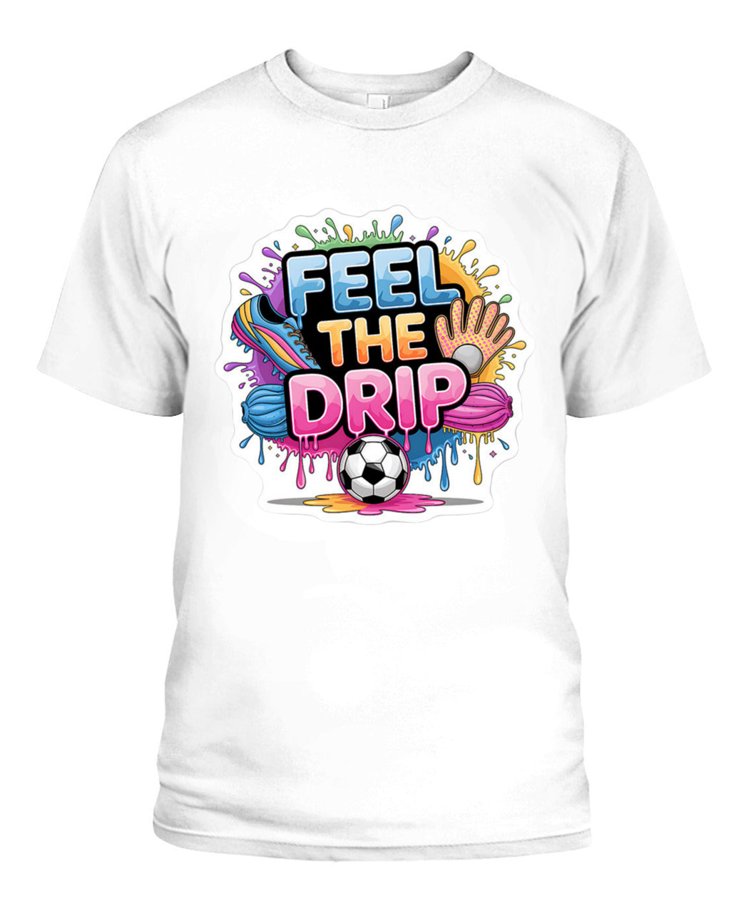 ✨From Every Fan, For Every Match✨-World Cup 2026 Youth Soccer Shirt | Colorful Cleats & Gloves Graphic Tee