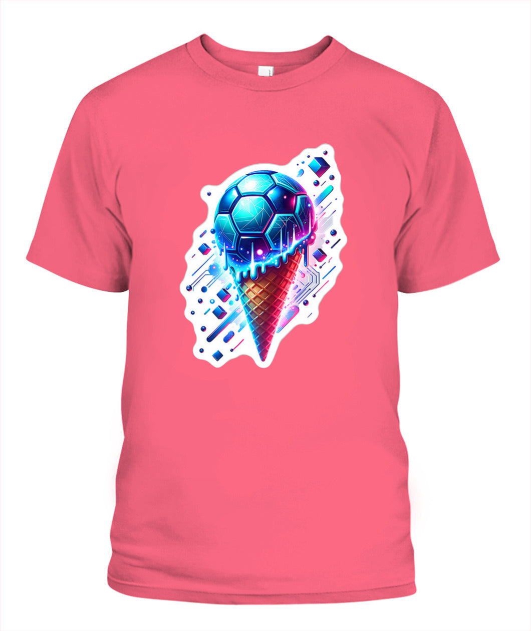 ✨From Every Fan, For Every Match✨-World Cup 2026 Cyber Soccer Shirt | Electric Melting Ice Cream Cone Tee