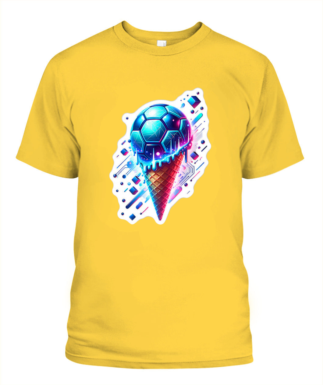 ✨From Every Fan, For Every Match✨-World Cup 2026 Cyber Soccer Shirt | Electric Melting Ice Cream Cone Tee