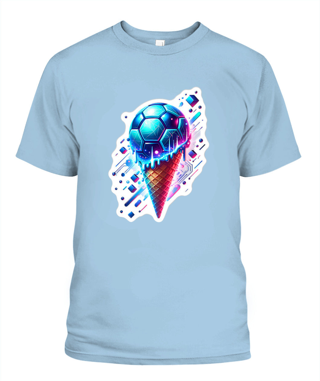 ✨From Every Fan, For Every Match✨-World Cup 2026 Cyber Soccer Shirt | Electric Melting Ice Cream Cone Tee