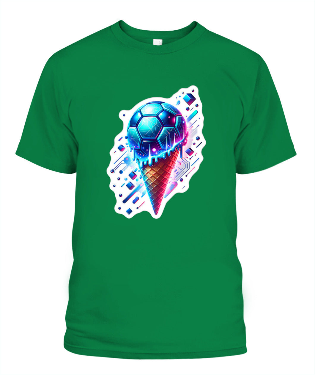 ✨From Every Fan, For Every Match✨-World Cup 2026 Cyber Soccer Shirt | Electric Melting Ice Cream Cone Tee