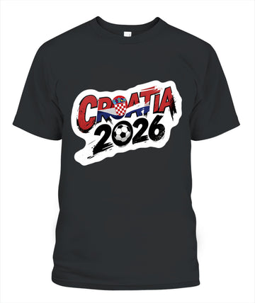 ✨From Every Fan, For Every Match✨-Croatia 2026 Tournament Football Shirt | Croatia Soccer 2026 Fan T-Shirt - Croatian Pride National Graphic Tee