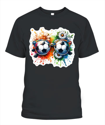 ✨From Every Fan, For Every Match✨-World Cup 2026 Soccer Glasses Shirt | Cute Flower Splash Graphic Tee
