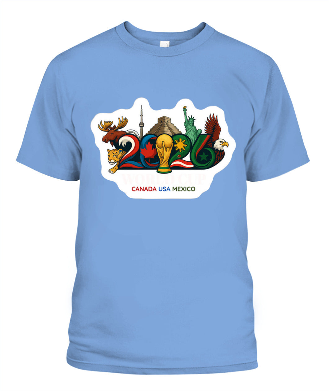 ✨From Every Fan, For Every Match✨-World Cup 2026 North America Landmarks Shirt | Soccer Souvenir Graphic Tee