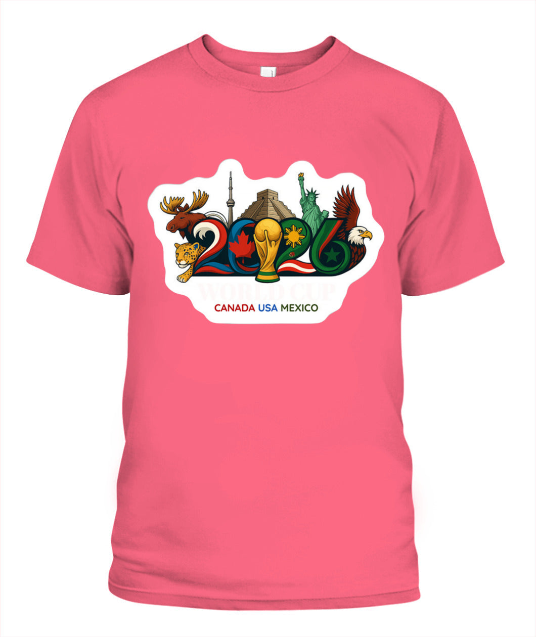 ✨From Every Fan, For Every Match✨-World Cup 2026 North America Landmarks Shirt | Soccer Souvenir Graphic Tee