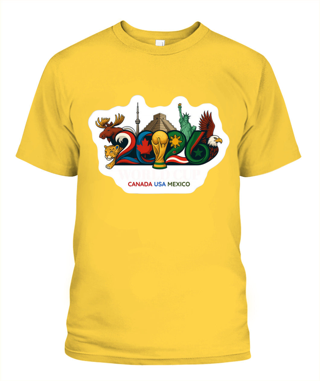 ✨From Every Fan, For Every Match✨-World Cup 2026 North America Landmarks Shirt | Soccer Souvenir Graphic Tee