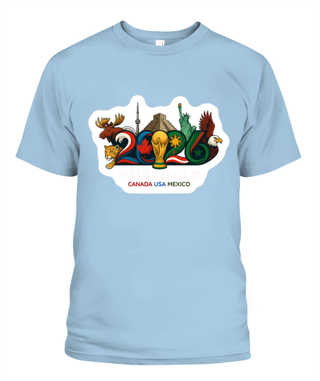 ✨From Every Fan, For Every Match✨-World Cup 2026 North America Landmarks Shirt | Soccer Souvenir Graphic Tee