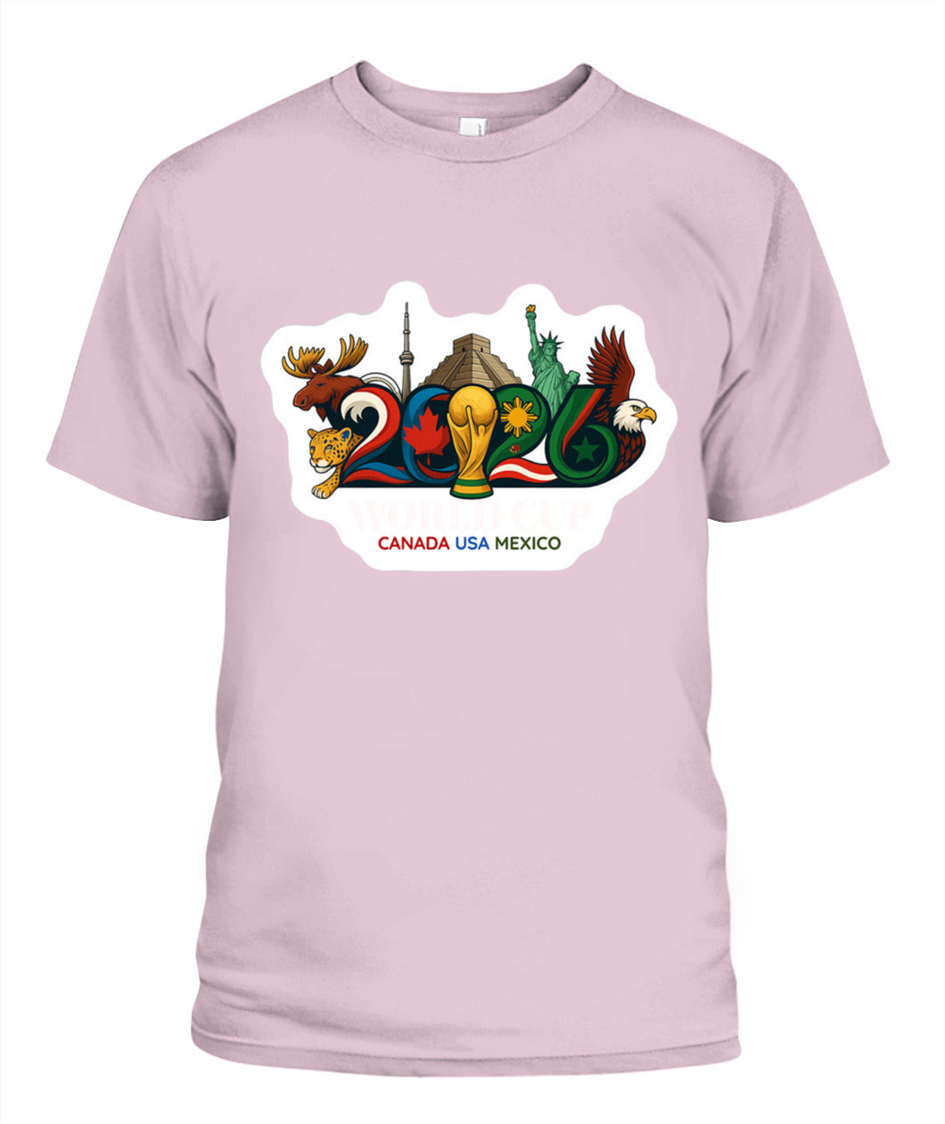 ✨From Every Fan, For Every Match✨-World Cup 2026 North America Landmarks Shirt | Soccer Souvenir Graphic Tee