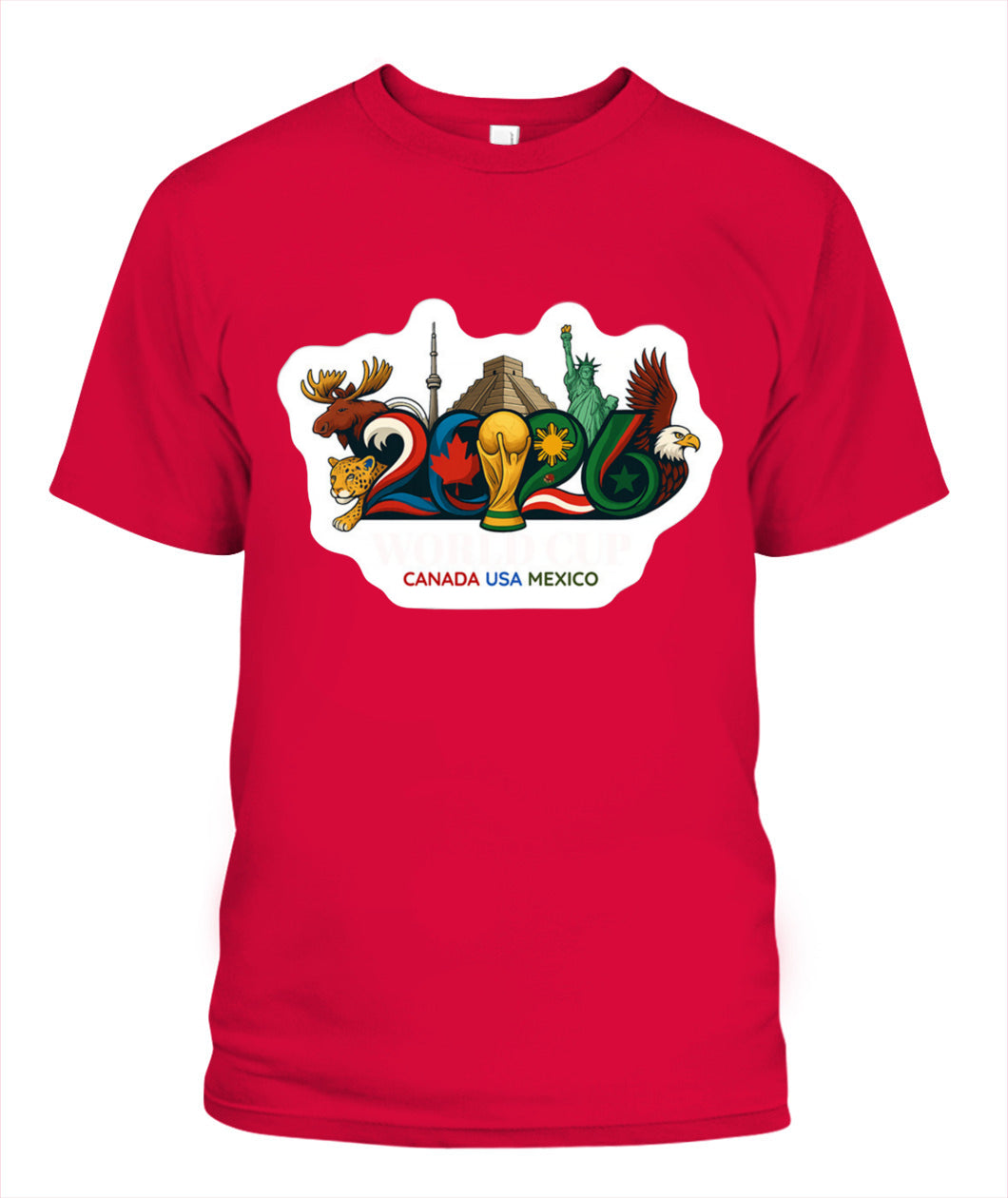 ✨From Every Fan, For Every Match✨-World Cup 2026 North America Landmarks Shirt | Soccer Souvenir Graphic Tee