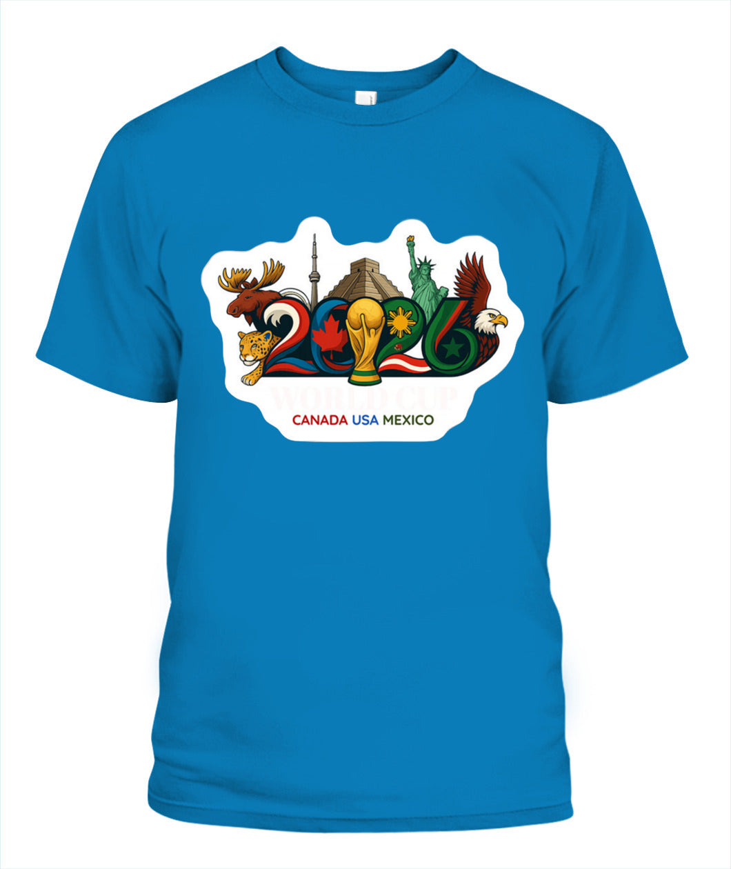 ✨From Every Fan, For Every Match✨-World Cup 2026 North America Landmarks Shirt | Soccer Souvenir Graphic Tee