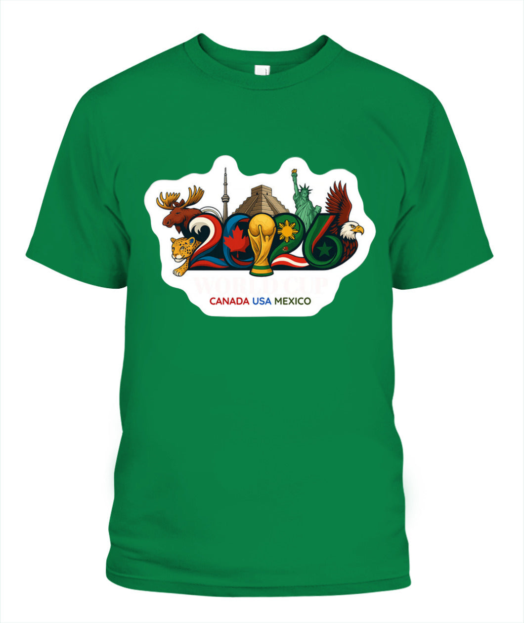 ✨From Every Fan, For Every Match✨-World Cup 2026 North America Landmarks Shirt | Soccer Souvenir Graphic Tee