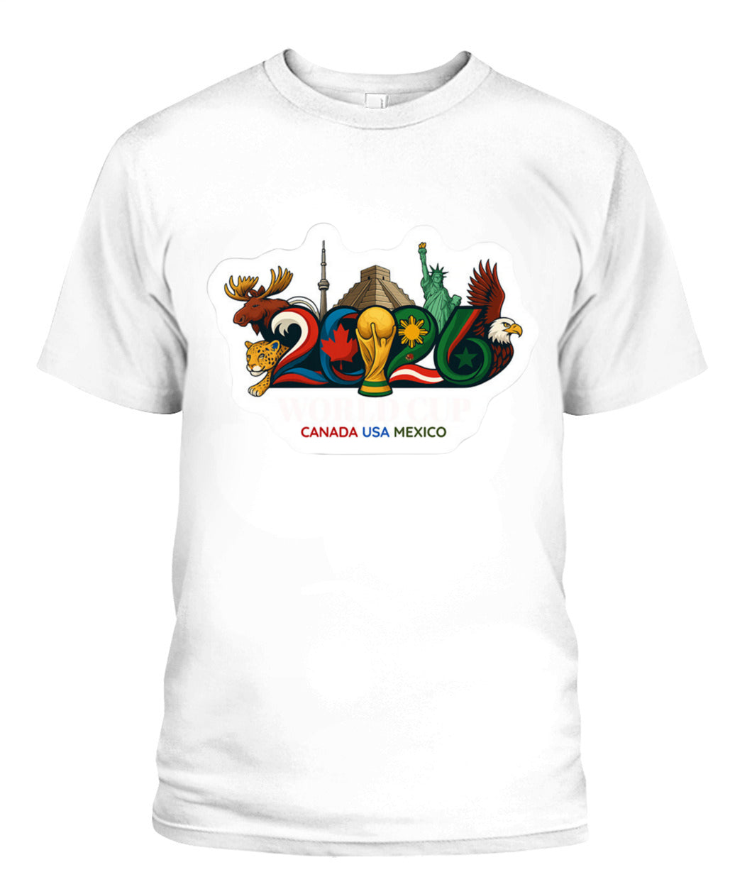 ✨From Every Fan, For Every Match✨-World Cup 2026 North America Landmarks Shirt | Soccer Souvenir Graphic Tee
