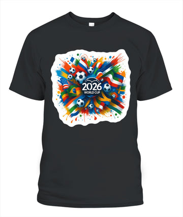 ✨From Every Fan, For Every Match✨-World Cup 2026 Soccer Nations United Shirt | Colorful Paint Splash Fan Tee