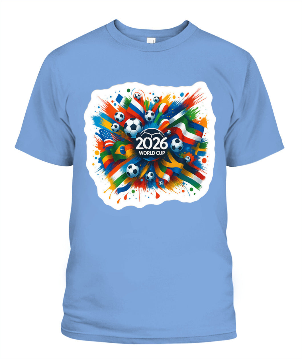 ✨From Every Fan, For Every Match✨-World Cup 2026 Soccer Nations United Shirt | Colorful Paint Splash Fan Tee