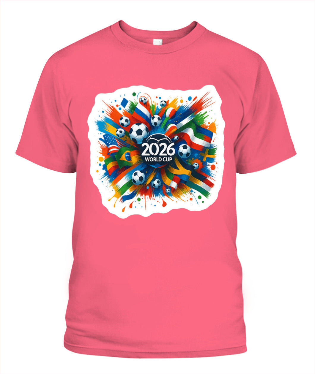 ✨From Every Fan, For Every Match✨-World Cup 2026 Soccer Nations United Shirt | Colorful Paint Splash Fan Tee