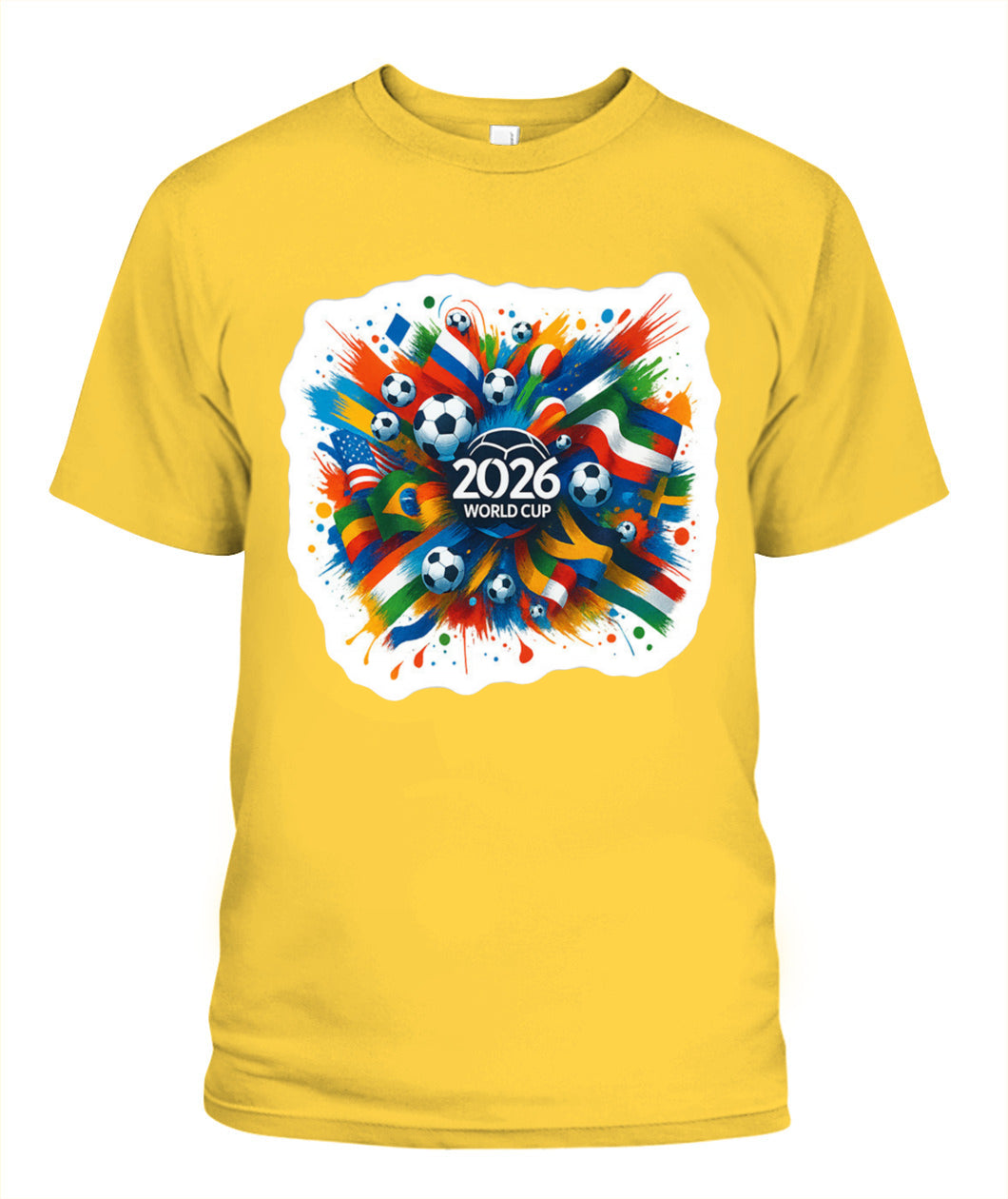 ✨From Every Fan, For Every Match✨-World Cup 2026 Soccer Nations United Shirt | Colorful Paint Splash Fan Tee