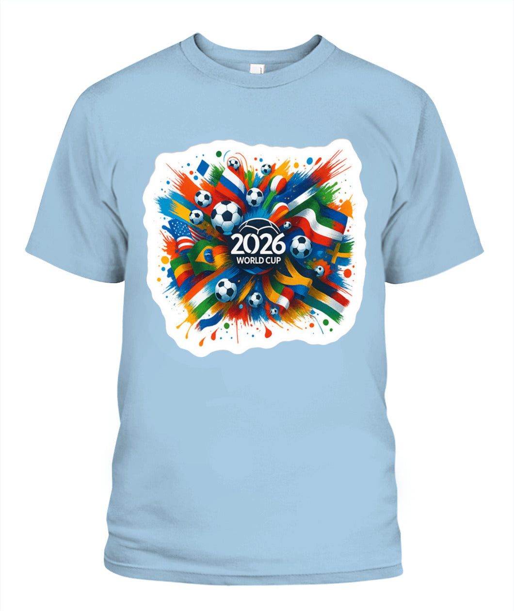 ✨From Every Fan, For Every Match✨-World Cup 2026 Soccer Nations United Shirt | Colorful Paint Splash Fan Tee