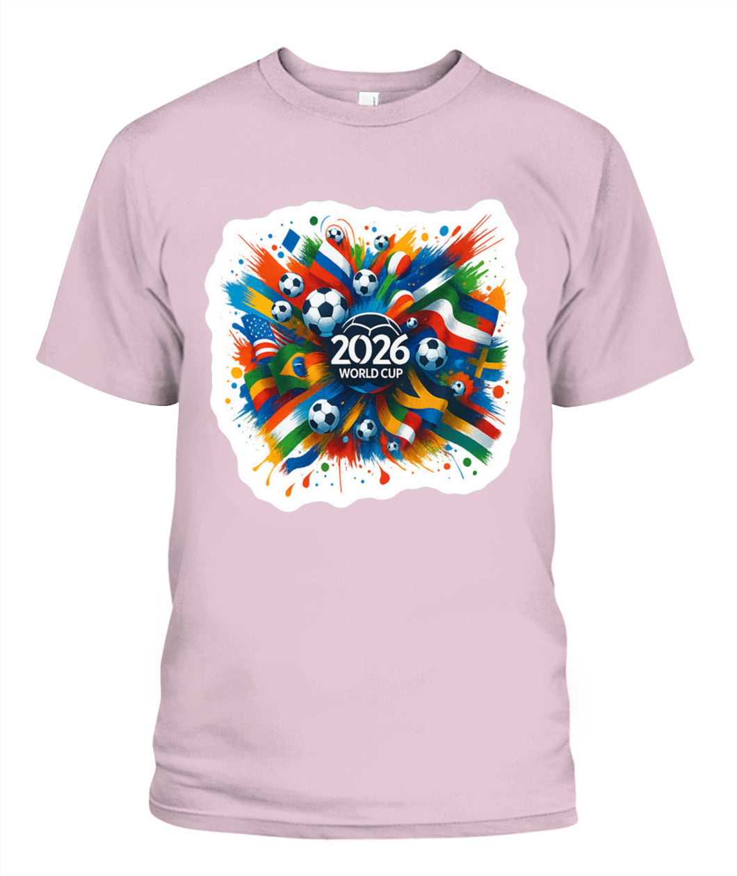 ✨From Every Fan, For Every Match✨-World Cup 2026 Soccer Nations United Shirt | Colorful Paint Splash Fan Tee