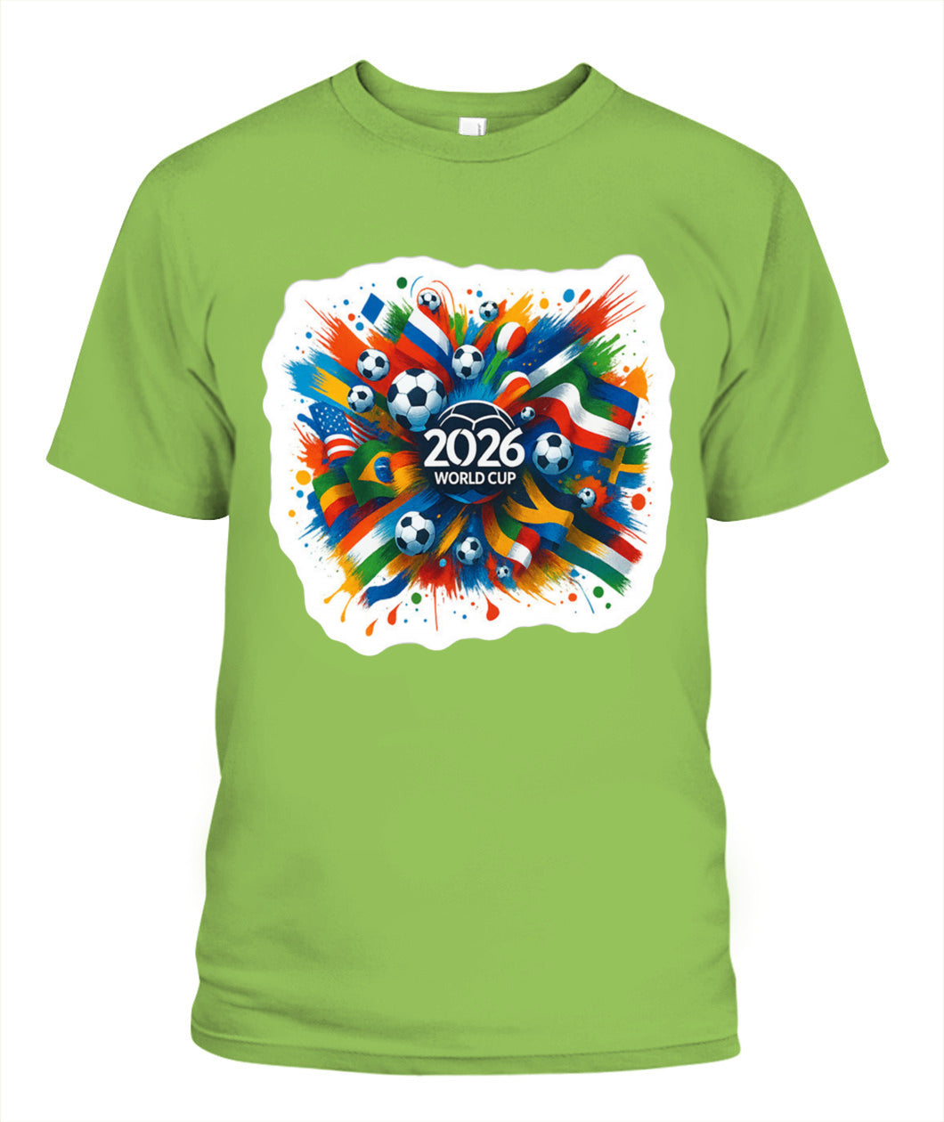 ✨From Every Fan, For Every Match✨-World Cup 2026 Soccer Nations United Shirt | Colorful Paint Splash Fan Tee