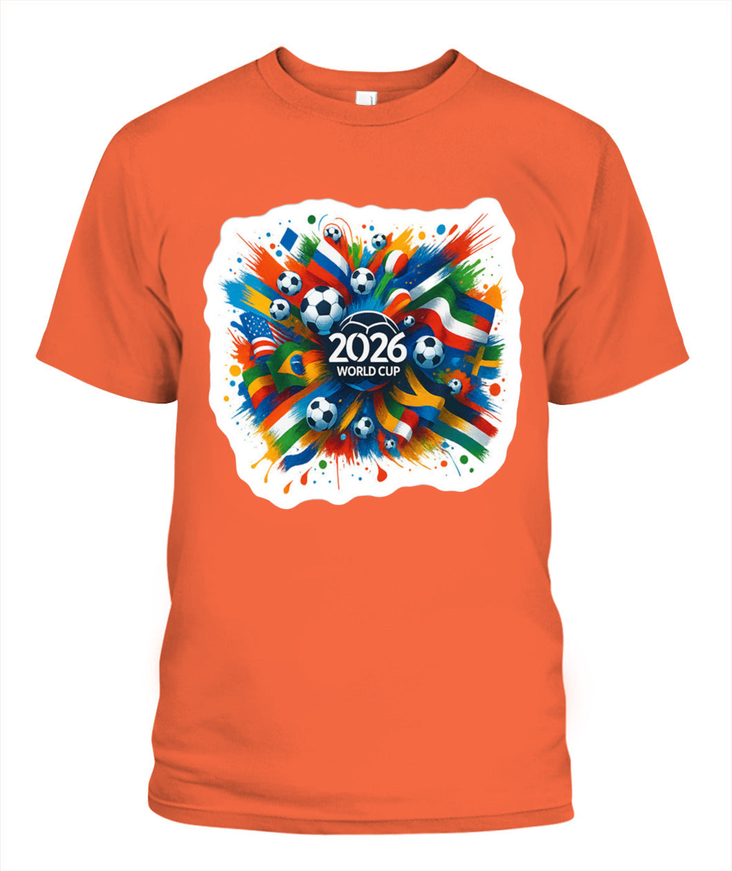 ✨From Every Fan, For Every Match✨-World Cup 2026 Soccer Nations United Shirt | Colorful Paint Splash Fan Tee