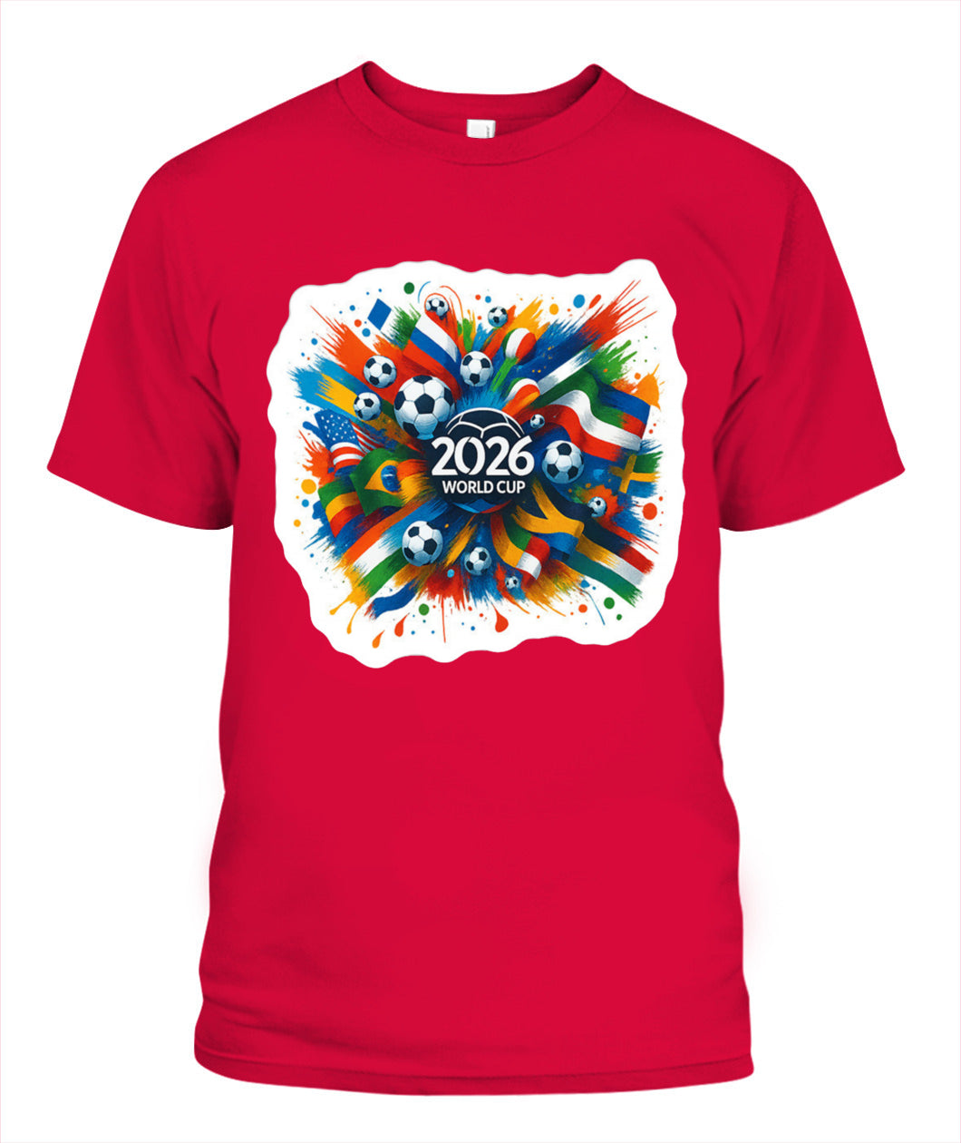 ✨From Every Fan, For Every Match✨-World Cup 2026 Soccer Nations United Shirt | Colorful Paint Splash Fan Tee