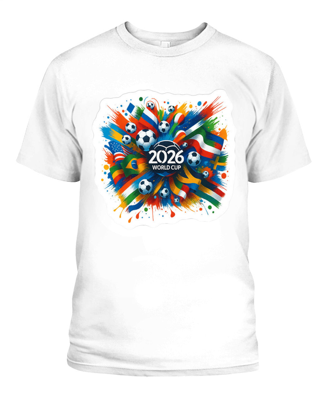 ✨From Every Fan, For Every Match✨-World Cup 2026 Soccer Nations United Shirt | Colorful Paint Splash Fan Tee