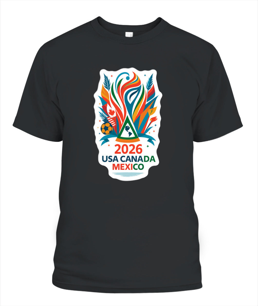 ✨From Every Fan, For Every Match✨-World Cup 2026 United Tri-Nation Shirt | Host Cities Graphic Souvenir Tee