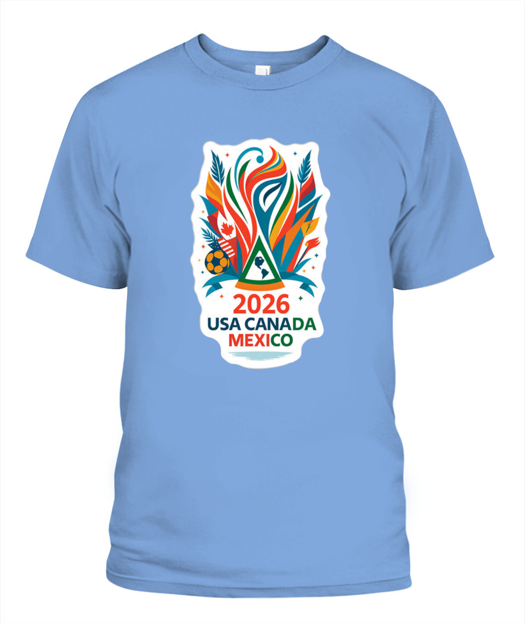 ✨From Every Fan, For Every Match✨-World Cup 2026 United Tri-Nation Shirt | Host Cities Graphic Souvenir Tee