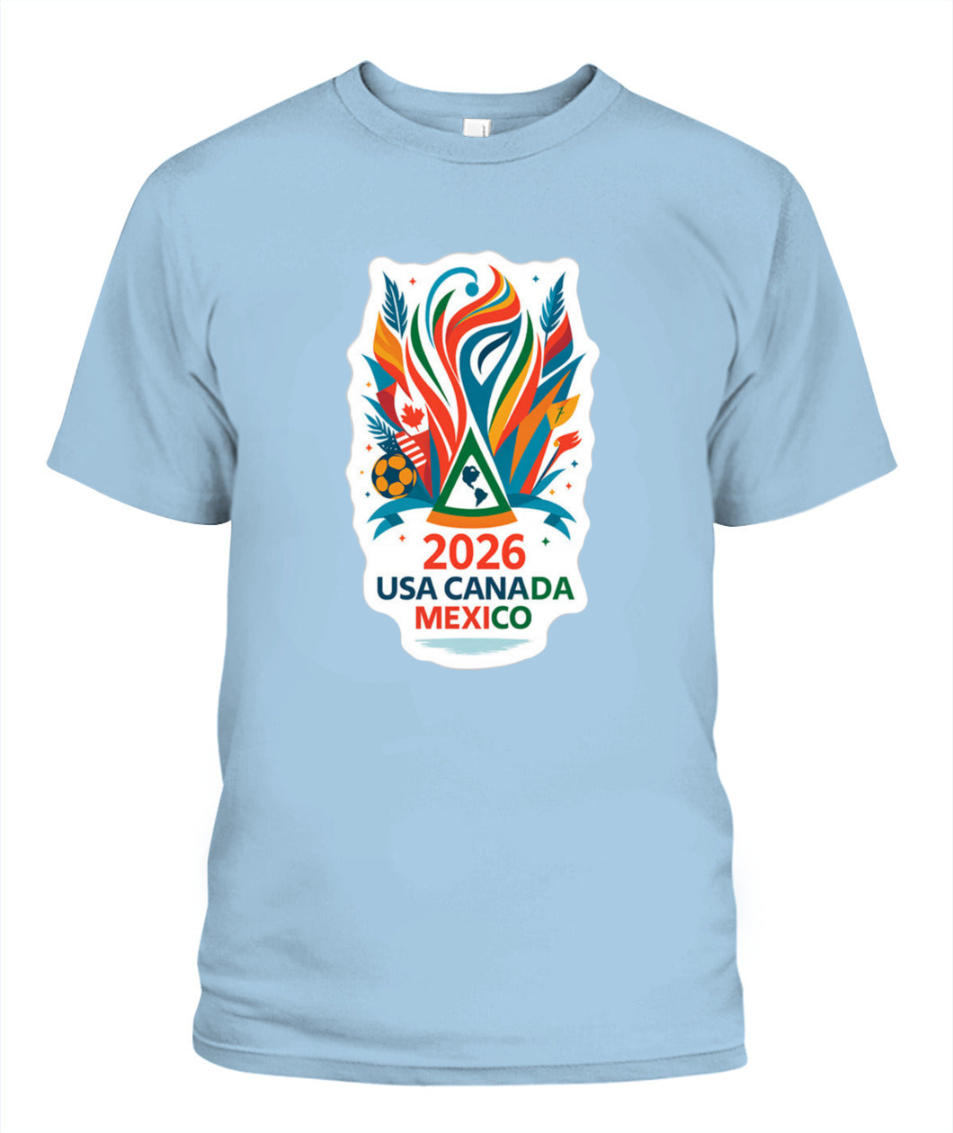 ✨From Every Fan, For Every Match✨-World Cup 2026 United Tri-Nation Shirt | Host Cities Graphic Souvenir Tee