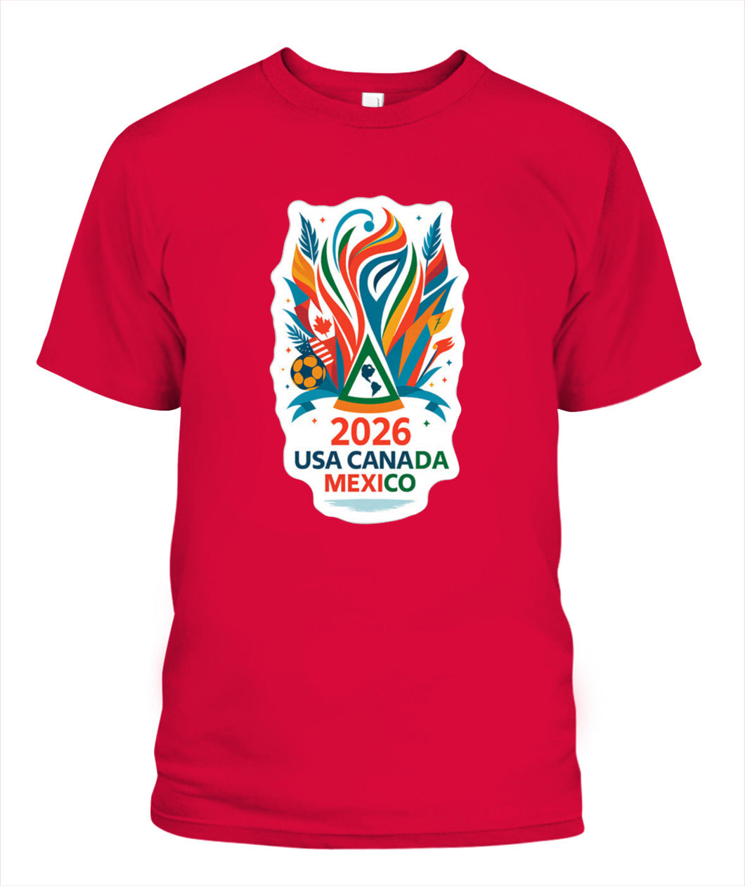 ✨From Every Fan, For Every Match✨-World Cup 2026 United Tri-Nation Shirt | Host Cities Graphic Souvenir Tee