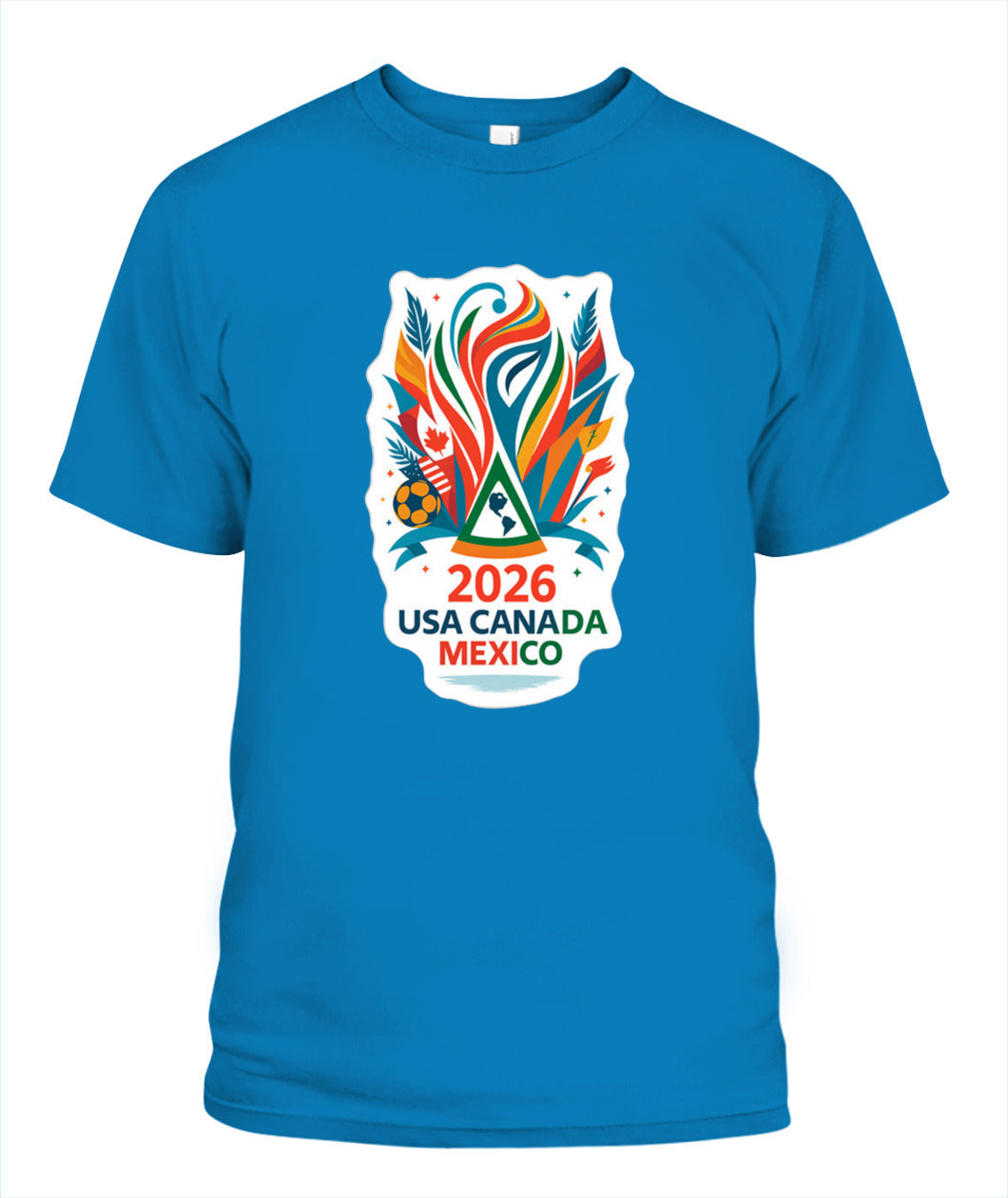 ✨From Every Fan, For Every Match✨-World Cup 2026 United Tri-Nation Shirt | Host Cities Graphic Souvenir Tee