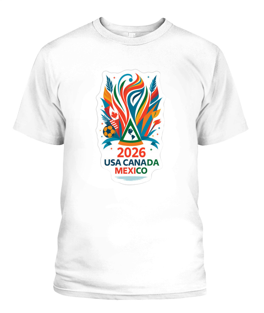 ✨From Every Fan, For Every Match✨-World Cup 2026 United Tri-Nation Shirt | Host Cities Graphic Souvenir Tee