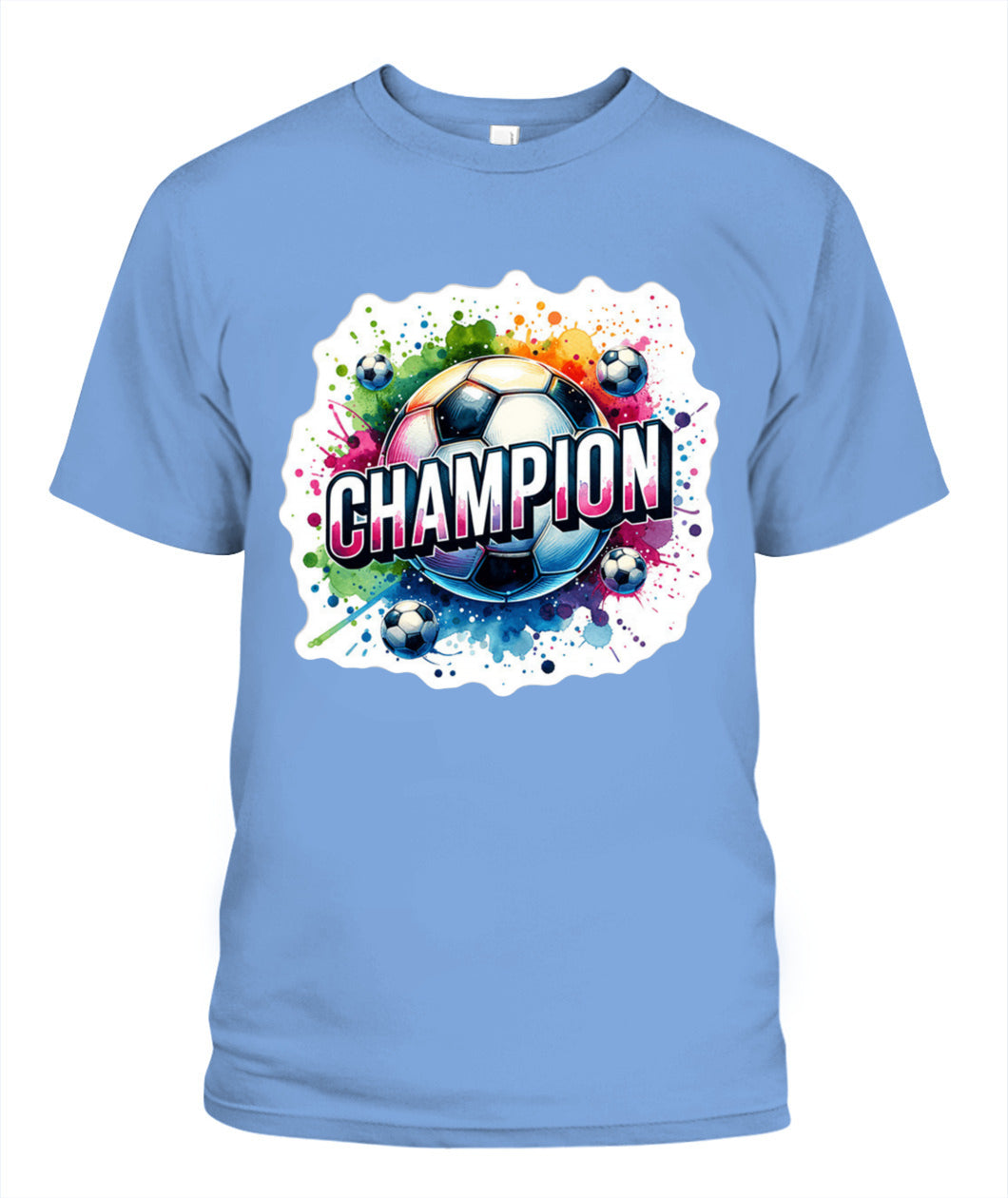 ✨From Every Fan, For Every Match✨-World Cup 2026 Soccer Champion Shirt | Vibrant "CHAMPION" Soccer Graphic T-Shirt - Victory Paint Splatter Tee