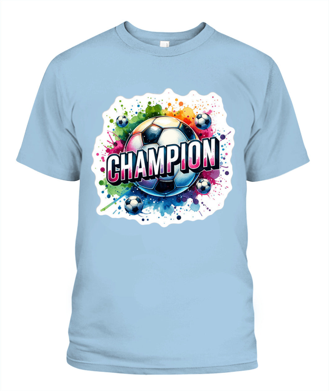 ✨From Every Fan, For Every Match✨-World Cup 2026 Soccer Champion Shirt | Vibrant "CHAMPION" Soccer Graphic T-Shirt - Victory Paint Splatter Tee