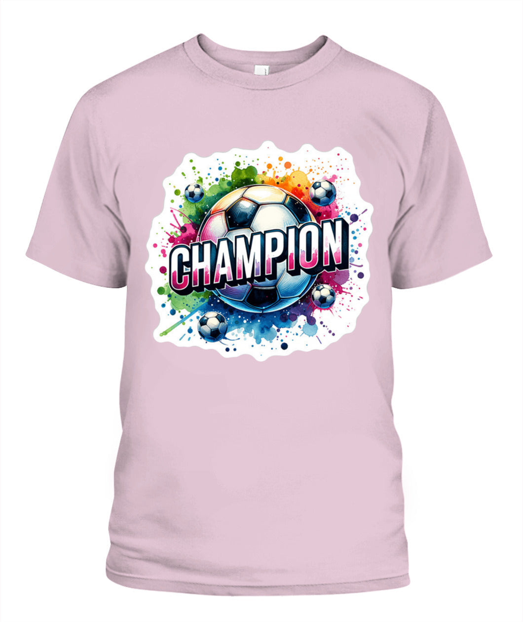 ✨From Every Fan, For Every Match✨-World Cup 2026 Soccer Champion Shirt | Vibrant "CHAMPION" Soccer Graphic T-Shirt - Victory Paint Splatter Tee
