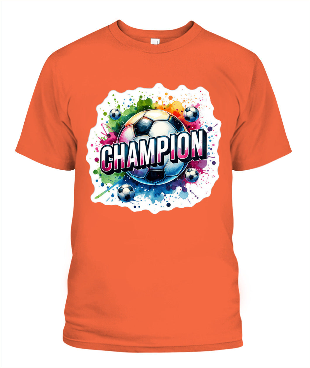 ✨From Every Fan, For Every Match✨-World Cup 2026 Soccer Champion Shirt | Vibrant "CHAMPION" Soccer Graphic T-Shirt - Victory Paint Splatter Tee