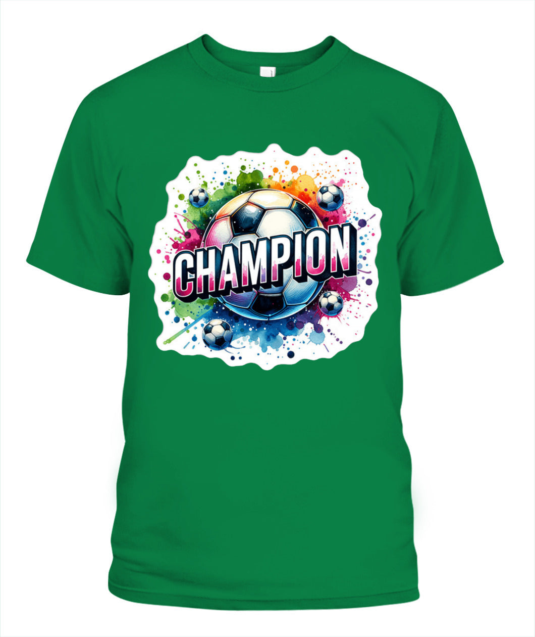 ✨From Every Fan, For Every Match✨-World Cup 2026 Soccer Champion Shirt | Vibrant "CHAMPION" Soccer Graphic T-Shirt - Victory Paint Splatter Tee