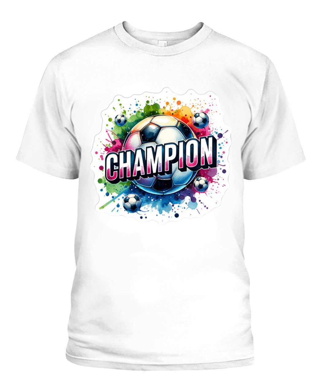 ✨From Every Fan, For Every Match✨-World Cup 2026 Soccer Champion Shirt | Vibrant "CHAMPION" Soccer Graphic T-Shirt - Victory Paint Splatter Tee