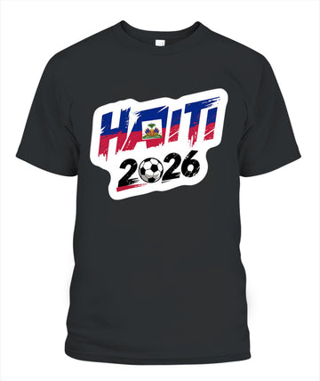 ✨From Every Fan, For Every Match✨-Haiti Soccer 2026 Fan T-Shirt - Haitian Pride Graphic Soccer Tee